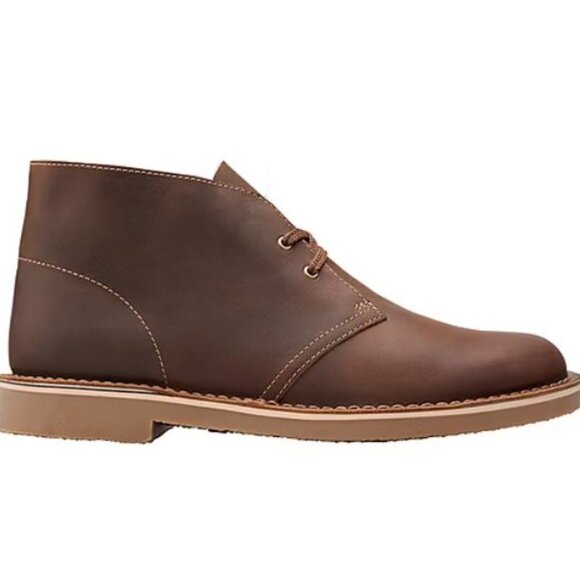 Clarks Men's Bushacre 3 Block Heel Chukka Boots Beeswax Brown Size 10.5 M - Picture 2 of 7